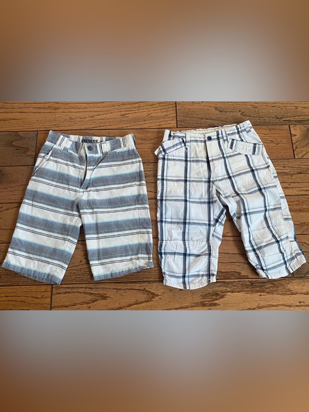 Boy’s Guess Striped Summer Shorts L.O.G.G. H&M Check Shorts